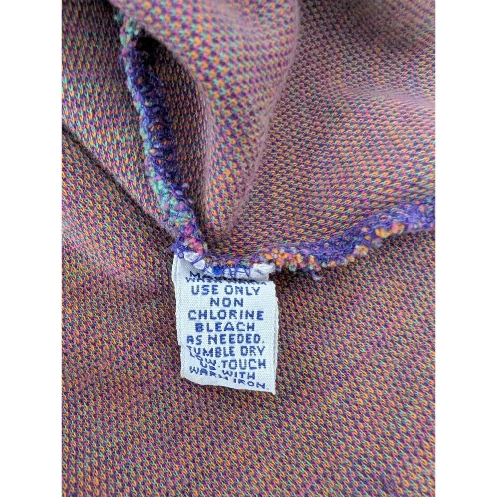 Polo Ralph Lauren Vintage 1980's Plaid Polo Shirt XL USA FLAWED RARE See Photos